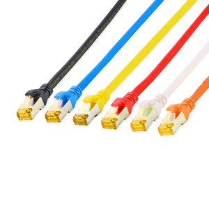 Linkwylan Network RJ45 Patch Cord, CAT 6A S/FTP, AWG28 Stranded Copper, PVC Jacket, Snagless