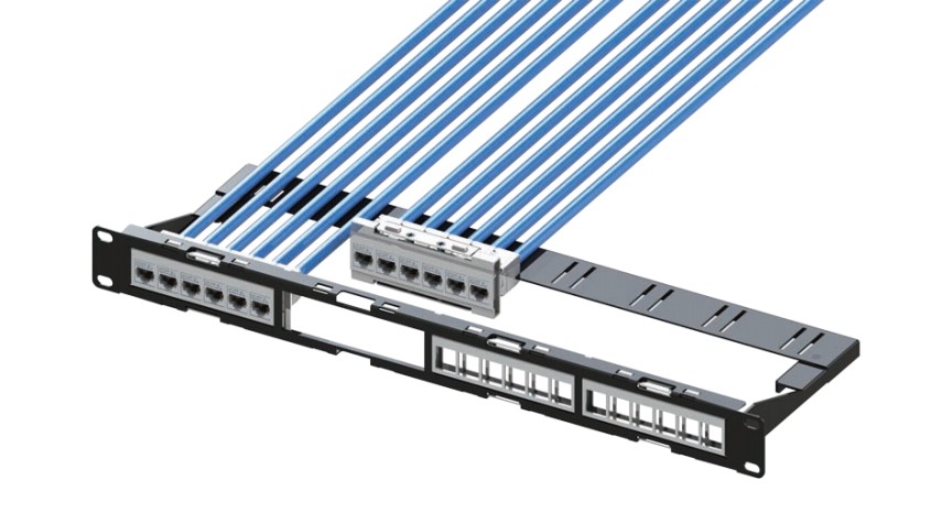Linkwylan CAT8 Solutions 5 CAT8 high-density patch panel