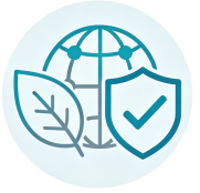 Environmental compliance icon